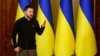 Ukrainian President Zelenskyy gives a press conference in Kyiv the day after Ukraine agreed to a US-brokered cease-fire proposal. 