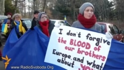 Мітинг на підтримку Євромайдану у Страсбурзі