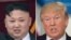 Demirgazyk Koreýanyň lideri Kim Jong-Un we Birleşen Ştatlaryň prezidenti Donald Tramp.