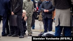 Место убийства в центре Киева экс-депутата Госдумы Российской Федерации Дениса Вороненкова. Киев, 23 марта 2017 года