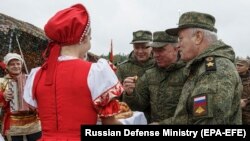 Российские генералы в Беларуси. Иллюстративное фото