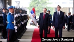 Predsednici Turske i Srbije, Redžep Tajip Erdogan i Aleksandar Vučić, Beograd, 11.10.2024.