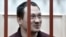 Igor Lyakhovets attends a court hearing in Moscow in January 30.