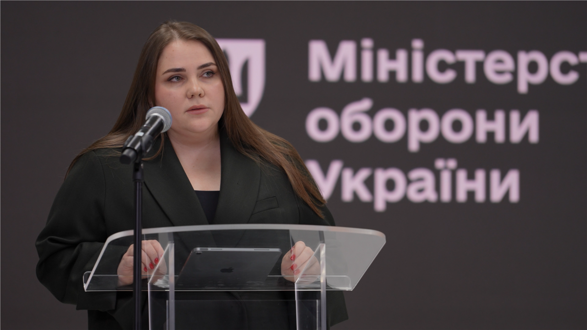 Катерина Черногоренко, заступниця міністра оборони з питань цифровізації. Брифінг, Київ, 24 жовтня 2024 року