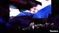 Premijer Hrvatske Andrej Plenković nakon pobjede HDZ-a na parlamentarnim izborima 