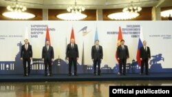 Armenia - The prime ministers of Eurasian Economic Union member states meet in Yerevan, April 30, 2019