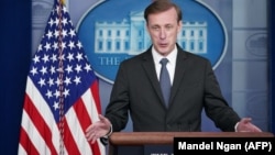 U.S. national-security adviser Jake Sullivan speaks during a briefing at the White House. (file photo)