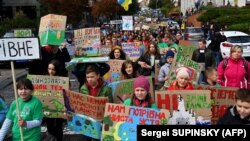 Protestul de la Kiev. 20 septembrie 2019