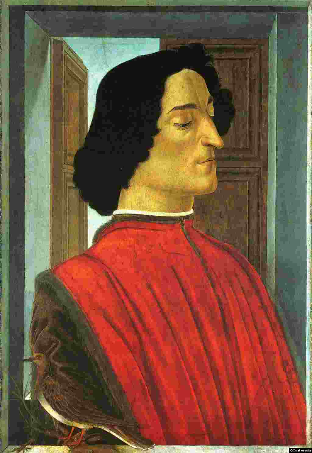 Sandro Botticelli Portretul lui Giuliano de' Medici, c. 1478 Washington, National Gallery of Art © Art Resource, New York (photo: Bode Musem press service courtesy) 