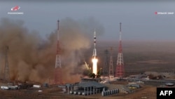 Космический запуск с Байконура, фото иллюстративное