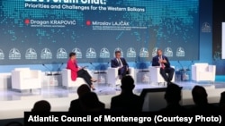 Budva, Montenegro, 2BS Forum, special representative for dialogue between Belgrade and Pristina Miroslav Lajcak (in the middle)