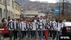 Protesti nakon ubistva Denisa Mrnjavca, prošle godine.