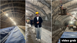 კახა კალაძე მეტროსადგურ „ვარკეთილში“