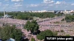 بیلاروس کې د لوکاشینکا ضد اعتراضونو یو انځور