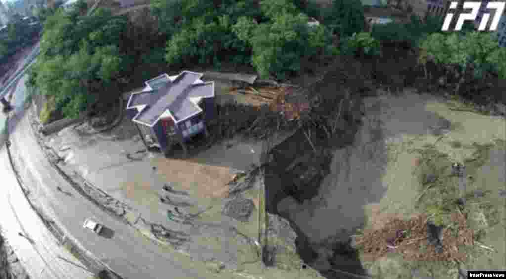 Georgia -- The results of the flood in Tbilisi, 14Jun2015