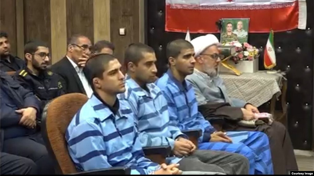 تصویری از سه جوانی که بامداد پنج‌شنبه ۲۸ اسفند ۱۴۰۴ اعدام شدند