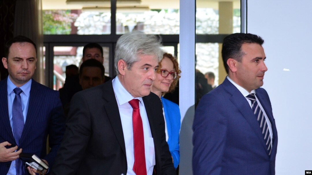 Ali Ahmeti i Zoran Zaev