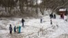 За выходные в Крыму во время зимних катаний на склонах пострадало трое детей – МЧС 