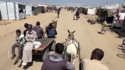 د غزې اوسېدونکي د تېلو د کمي له کبله خرګاډي کاروي
