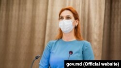 Ana Revenco, ministrul Afacerilor Interne, Chișinău, 9 august 2021. 