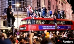 Euro 2020 - Slavlje navijača Engleske na ulicama Londona, 7 jula 2021.