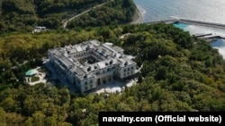 The mansion is built on the Black Sea’s exclusive Gelendzhik Bay.