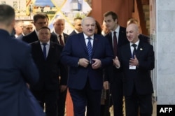 Аляксандар Лукашэнка на выбарчым участку. Менск, 25 лютага 2024 году