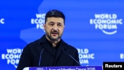 Президент України Володимир Зеленський, Давос, 22 січня 2026 року