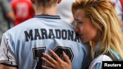 Žalost u Argentini zbog smrti Maradone