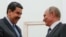 Russian President Vladimir Putin (right) meets with Venezuelan President Nicolas Maduro in Moscow on October 3, 2017.
