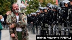 Протест на воени ветерани во Сараево 