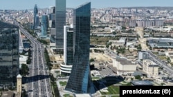 Ադրբեջանի կենտրոնական բանկի նոր շենքը Բաքվում, հունիս, 2026թ.