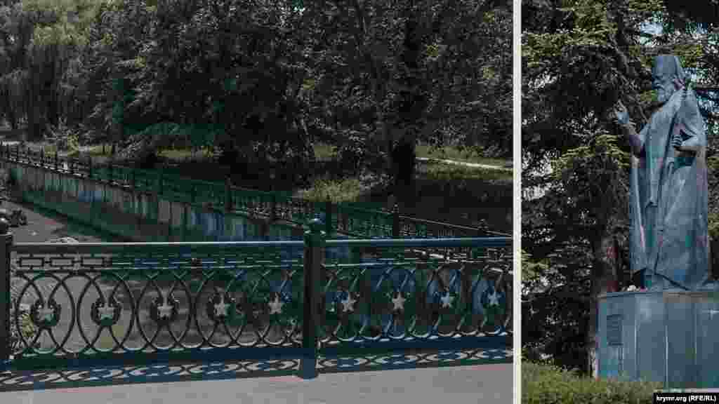 На месте памятника Пушкину стоит памятник святителю Луке, хирургу Войно-Ясенецкому. Памятник же Пушкину перемещен к пересечению улиц Пушкина и Горького