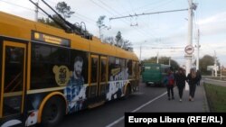 Troleibuz la Tiraspol, imagine generică.