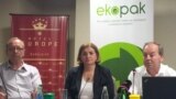 Edin Terzić, Amela Hrbat i Safet Harbinja na konferenciji za medije u Sarajevu