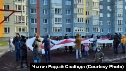 
Protestele anti-Lukașenka la Minsk se organizează acum local, la nivel de cartiere, 6 decembrie 2020.
