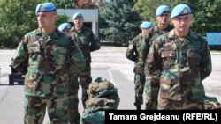 Militarii moldoveni pregătiţi pentru misiunea de pacificare din Kosovo