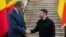 Президент Сербії Александар Вучич і президент України Володимир Зеленський під час зустрічі в Одесі 11 червня 2025 року