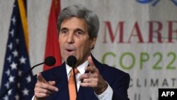U.S. Secretary of State John Kerry was one of the speakers at the climate talks in Marrakesh.