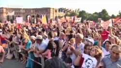 Thousands Of Pashinian Supporters Rally In Yerevan