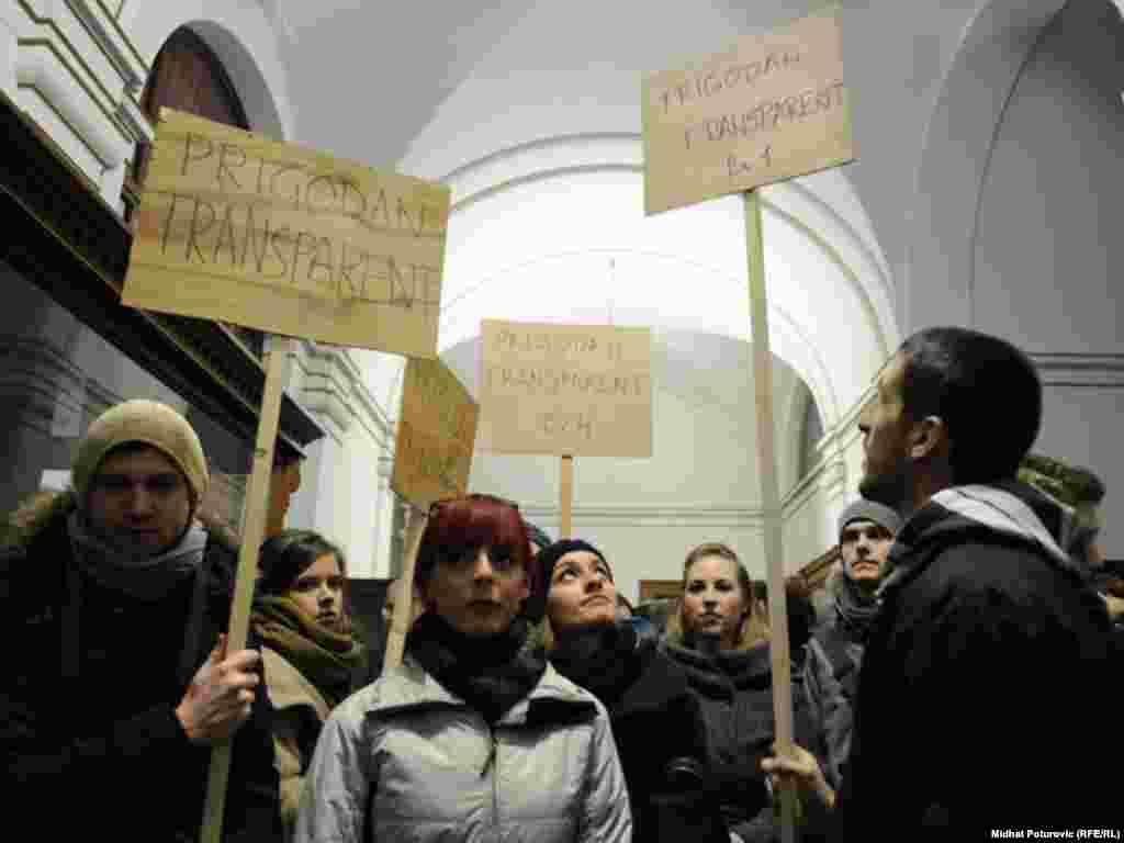 Studenti u Zemaljskom muzeju BiH, foto: Midhat Poturović