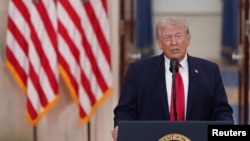 Президент США Дональд Трамп звертається до нації щодо війни в Ірані в Білому домі у Вашингтоні, округ Колумбія, США, 1 квітня 2026 року