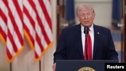 US President Donald Trump speaks to the nation about the Iran war on April 1.