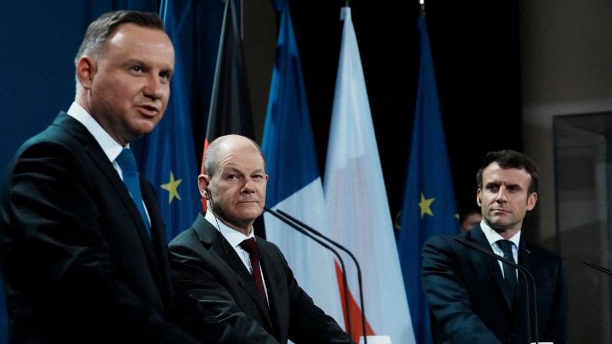 Scholz, Macron and Duda will discuss security guarantees for Ukraine