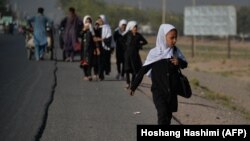 Countries attending a conference for Afghanistan's neighbors called on the Taliban "to take necessary measures to ensure women's rights and children's education." (file photo)