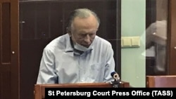 Oleg Sokolov attends a court hearing in St. Petersburg on June 15.