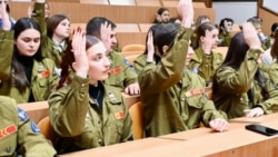 Участники российских студенческих отрядов в Крыму, декабрь 2025 года