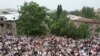 Armenia -- Opposition supporters rally in Yerevan on June 12, 2009.