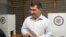 Armenia - Armen Martirosian, the top candidate of the opposition Barev Yerevan bloc, votes in municipal elections in Yerevan,5May2013.