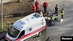 Місце стрілянини в Києві, 18 квітня 2026 року